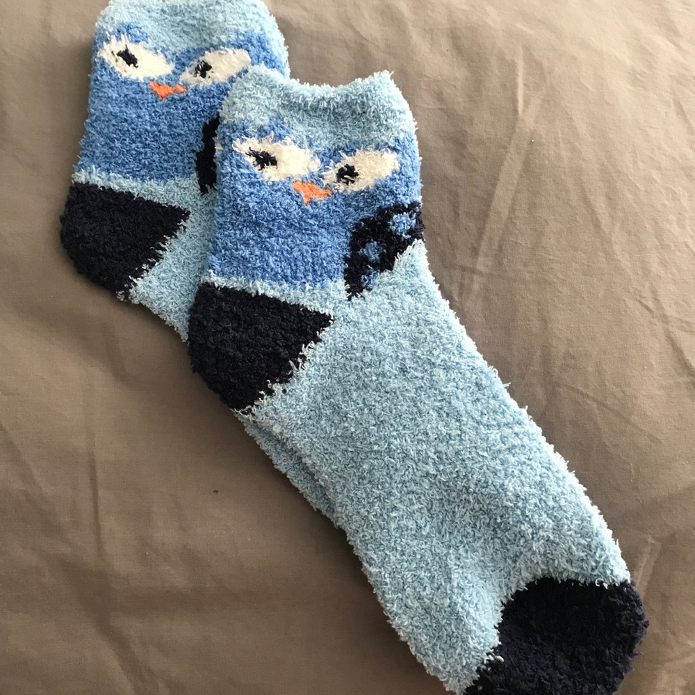 Owl Fuzzy Socks